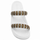 Papete Moleca Feminina Bronze/Branco Off - 5469.342