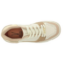 Tênis Casual Vizzano - Branco OFF/Bege/Dourado 1455.102