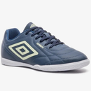 Chuteira Futsal Umbro Class - Marinho/Verde Pistache