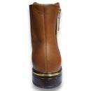 Bota Vizzano Feminina Cano Baixo Napa Floather Zurique - Caramelo
