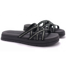 Papete Feminina Moleca Gaspea Preto - 5490/236