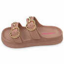 Papete Molekinha Infantil Feminina Slide E.V.A. Nude - 2376.104