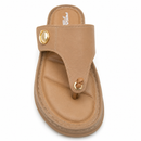 Chinelo Feminino Pegada Burnished Linho - 234702/07