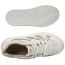 Tênis Feminino Casual Modare Ultraconforto - Branco OFF/Dourado