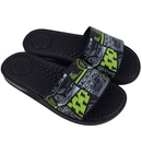 Chinelo Slide Molekinho Amarelo/Neon /Preto/Cinza 2421.115