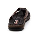 Chinelo Pegada Masculino Em Couro - Anilina Pinhão 133235-01