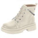 Bota Molekinha Infantil Milano Branco OFF 2182.109