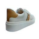 Tênis Vizzano Linho Plataforma Feminino Bran/Areia.