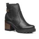 Bota Pegada Feminina Couro Salto Tratorado 281309-05