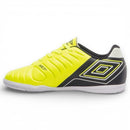 Chuteira Infantil Futsal Umbro Fifty Vi Jr - Limão/Preto/Prata