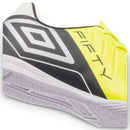 Chuteira Infantil Futsal Umbro Fifty Vi Jr - Limão/Preto/Prata