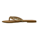 Chinelo Rasteirinha Moleca - Creme/Nude