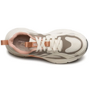 Tênis Esportivo Feminino Pegada Tecido Creme/Taupe - 291601-02