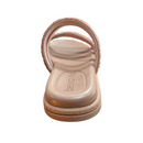 Sandália Papete Beira Rio - Creme/Ouro Rosado/Champagne/Light Peach 8488.125